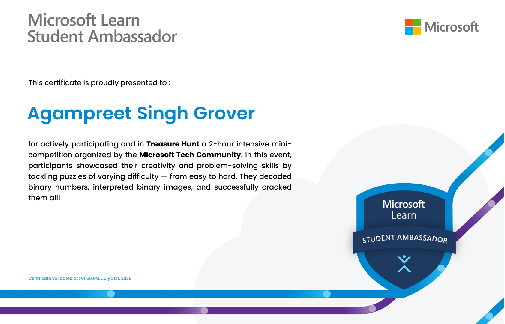 Agampreet Singh Grover 